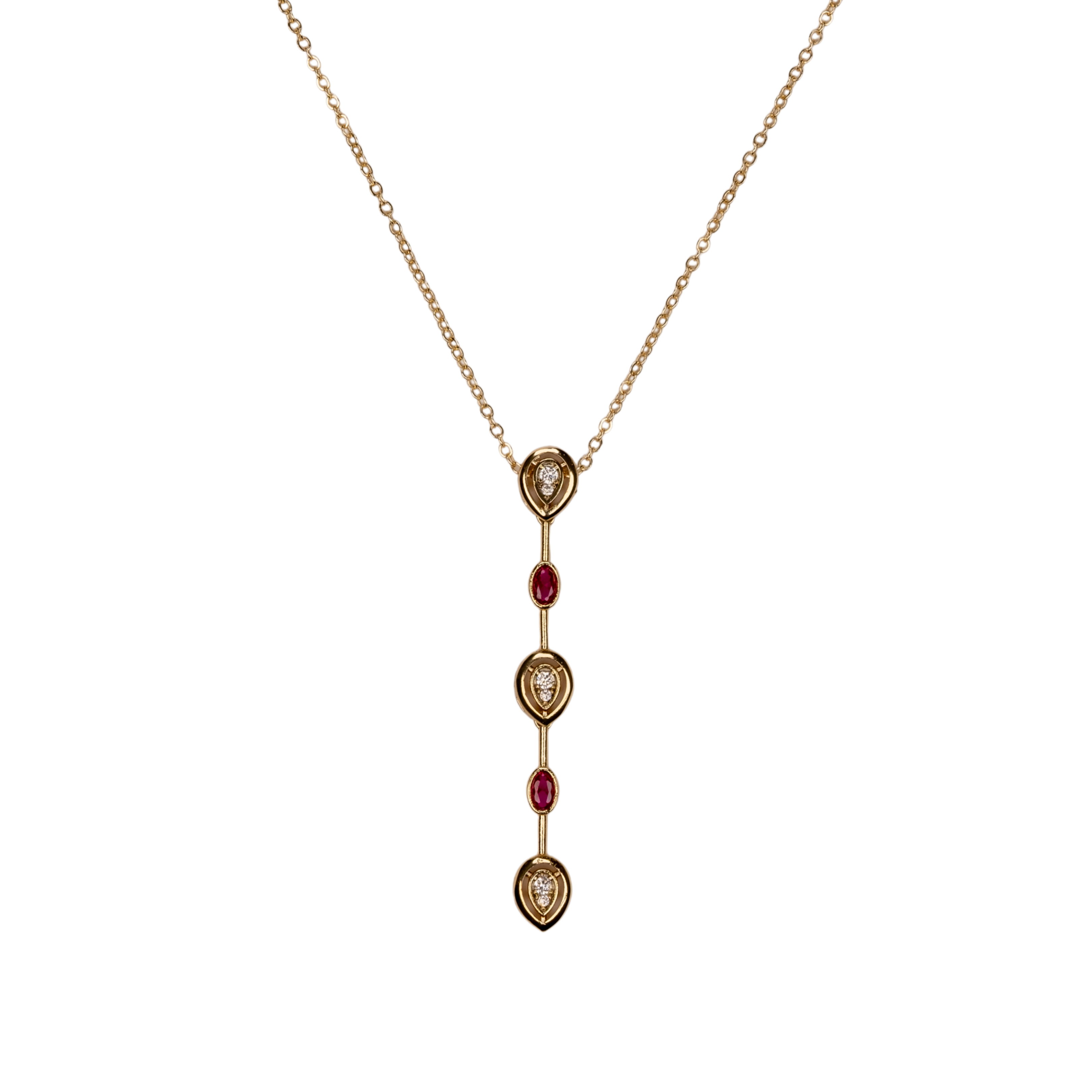 çubuk y kolye detay - uzun zarif model | kuan jewelry