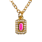 baget taş kolye model üzerinde – zarif günlük & davet stili | kuan jewelry