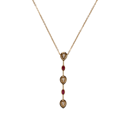 çubuk y kolye detay - uzun zarif model | kuan jewelry