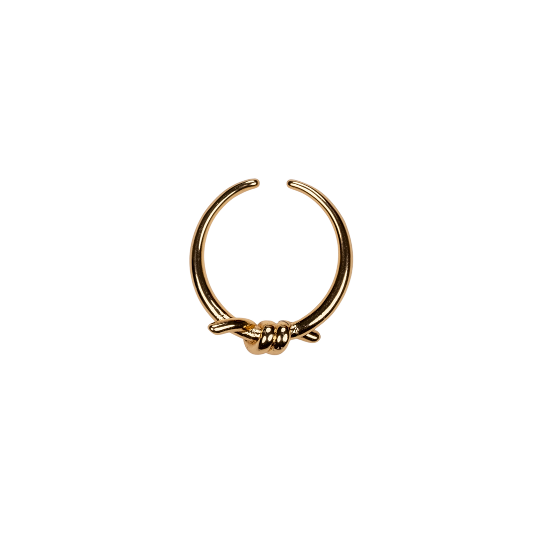 gold dikenli tel yüzük detay | kuan jewelry