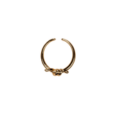 gold dikenli tel yüzük detay | kuan jewelry