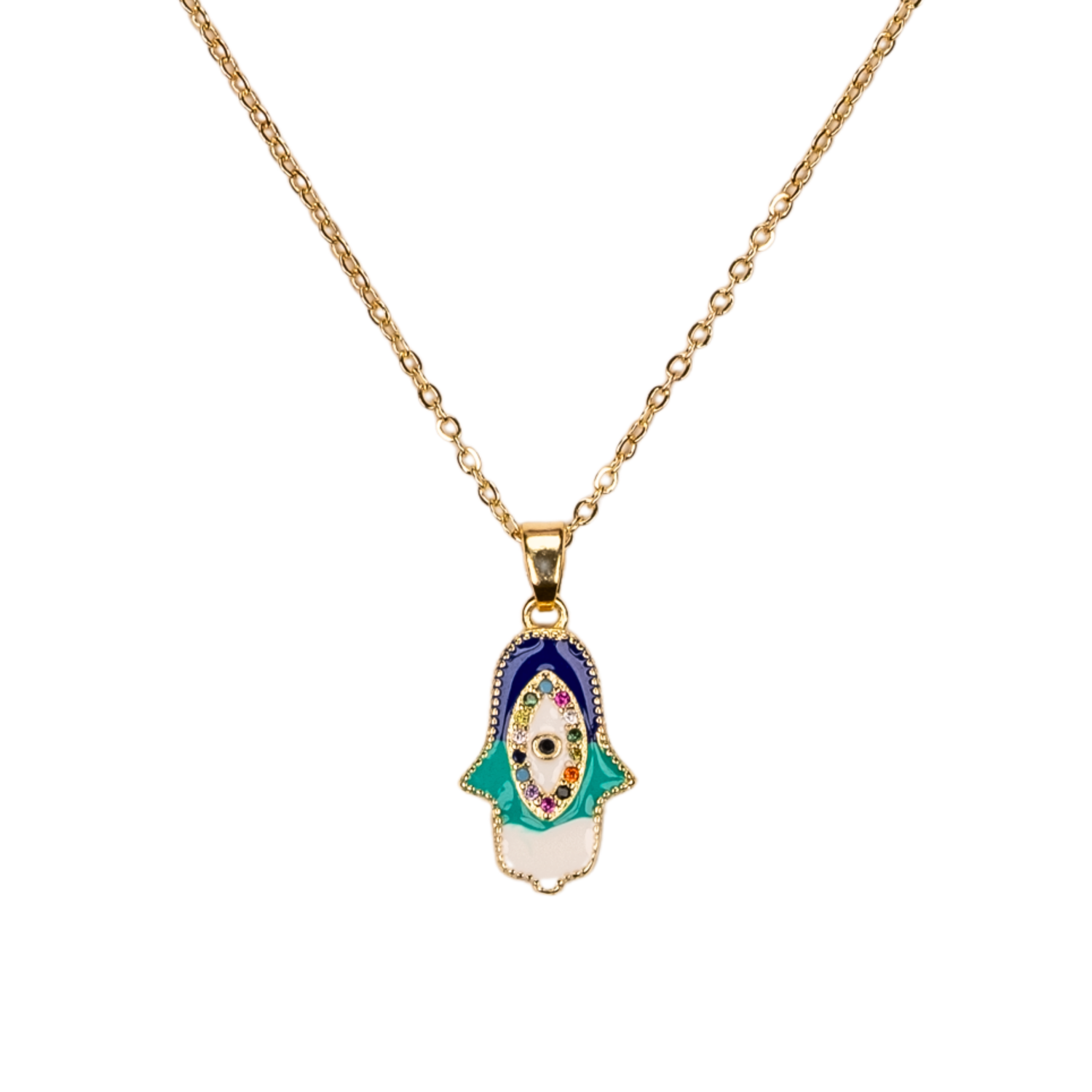 Fatmanın Eli Sembolü Kolye