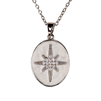 kutup yıldızı kolye - gold kaplama zirkon taşlı takı | kuan jewelry