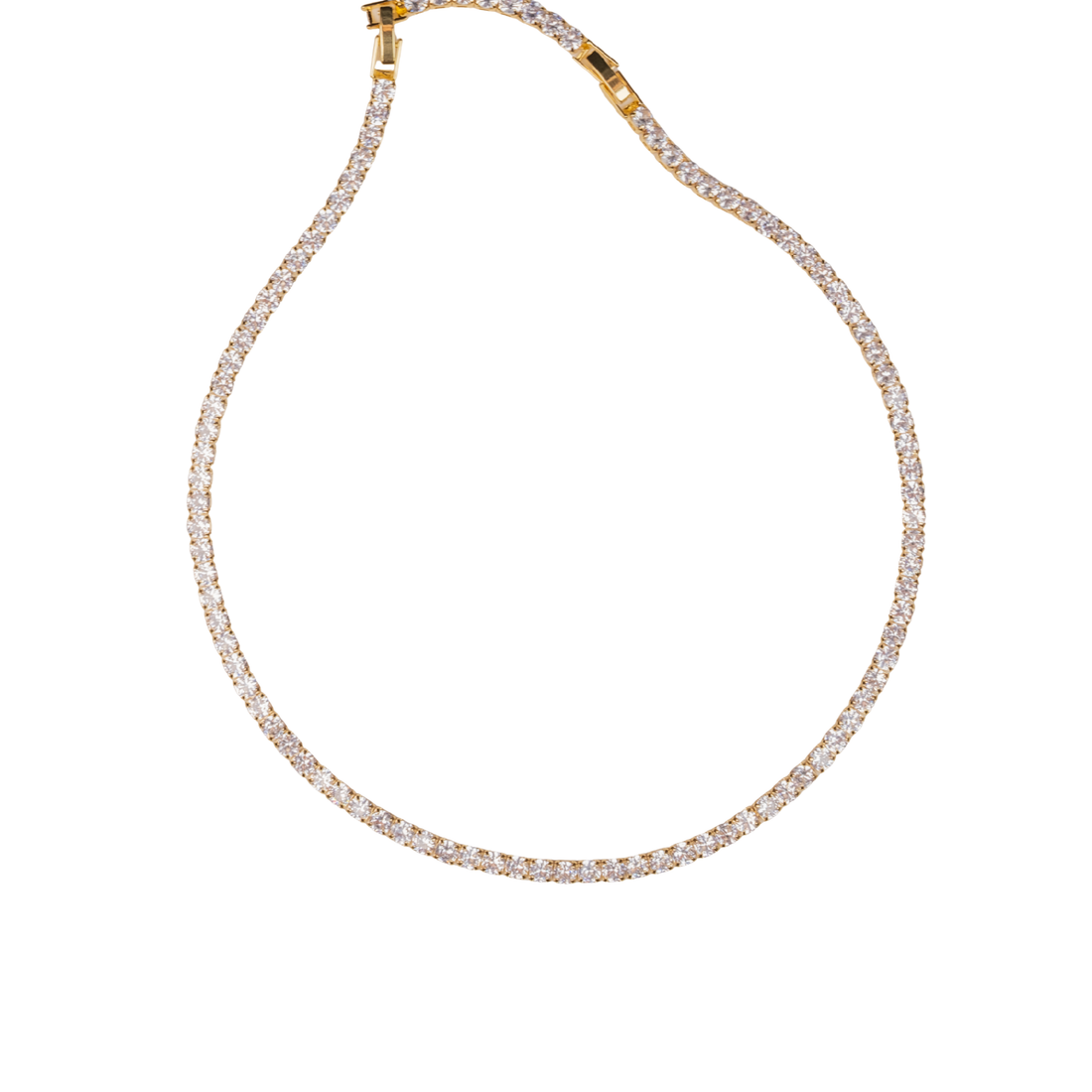 su yolu kolye - gold kaplama zirkon taşlı takı | kuan jewelry