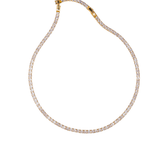 su yolu kolye - gold kaplama zirkon taşlı takı | kuan jewelry